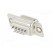 D-Sub | PIN: 9 | plug | female | for cable | soldering | white фото 6