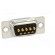 D-Sub | PIN: 9 | plug | male | for cable | soldering | Colour: black image 5