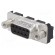 D-Sub | PIN: 9 | socket | female | for panel mounting | straight | 5A image 1