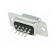 D-Sub | PIN: 9 | socket | female | on PCBs | straight | THT | UNC4-40 | 3A фото 6