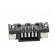 D-Sub | PIN: 9 | socket | female | on PCBs,PCB snap | angled 90° | THT image 9
