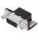D-Sub | PIN: 9 | socket | female | on PCBs,PCB snap | angled 90° | THT image 1