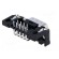 D-Sub | PIN: 9 | socket | male | angled 90° | THT | M3 image 6