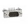 D-Sub | PIN: 9 | socket | male | for panel mounting | angled 90° | 5A paveikslėlis 9