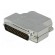 D-Sub HD | PIN: 44 | plug | male | soldering | for cable | black paveikslėlis 2