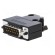 D-Sub | PIN: 15 | plug | male | angled 45° | soldering | for cable paveikslėlis 2