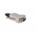 D-Sub | PIN: 9 | plug | female | angled 45° | soldering | for cable | black image 8
