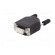 D-Sub | PIN: 9 | plug | female | soldering | for cable | white image 2