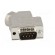 D-Sub | PIN: 9 | plug | male | angled 45° | soldering | for cable paveikslėlis 9