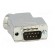 D-Sub | PIN: 9 | plug | male | angled 45° | soldering | for cable image 9