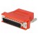 Transition: adapter | RJ45 socket,D-Sub 25pin male | red фото 2