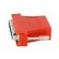 Transition: adapter | RJ45 socket,D-Sub 25pin male | red фото 3
