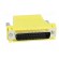Transition: adapter | RJ45 socket,D-Sub 25pin male | yellow paveikslėlis 9