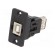 Adapter | USB A socket,USB B socket | SLIM | USB 2.0 | gold-plated image 1