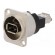 Coupler | IEEE1394 socket,both sides | FT | shielded | metal | 19x24mm image 1
