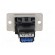 Coupler | USB A socket,both sides | DUALSLIM | USB 3.0 | gold-plated image 5