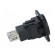 Coupler | USB A socket,both sides | FT | USB 3.0 | metal | 19x24mm image 7