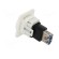 Coupler | USB A socket,both sides | FT | USB 3.0 | plastic | 19x24mm фото 4