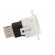 Coupler | USB A socket,USB B socket | FT | USB 2.0 | plastic | 19x24mm image 7