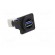 Coupler | USB A socket,USB B socket | FT | USB 3.0 | plastic | 19x24mm image 8