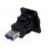 Coupler | USB A socket,USB B socket | FT | USB 3.0 | plastic | 19x24mm image 6