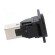 Coupler | USB A socket,USB B socket | FT | USB 3.0 | plastic | 19x24mm image 7