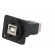 Coupler | USB B socket,both sides | FT | USB 2.0 | metal | 19x24mm image 2