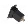 Coupler | USB C socket-front,USB C plug-back | SLIM | USB-C | 29mm image 2