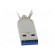 Plug | USB A | for cable | soldering | straight | USB 3.0 | 1A | 30V image 9