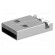 Plug | USB A | male | on PCBs | SMT | PIN: 4 | horizontal | USB 2.0 image 1