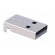 Plug | USB A | SMT | angled 90° | 1.5A | Contacts: phosphor bronze | 500V paveikslėlis 8