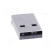 Plug | USB A | SMT | angled 90° | 1.5A | Contacts: phosphor bronze | 500V paveikslėlis 9