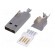 Plug | USB A | soldering image 1