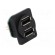Socket | USB A | for panel mounting,plain screw hole,screw image 8