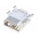 Socket | USB AB mini | on PCBs | SMT | PIN: 5 | horizontal | gold-plated image 1