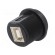 Socket | USB B | for panel mounting,screw | THT | straight | USB 2.0 image 1