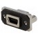 Socket | USB B mini | MUSB | on PCBs,for panel mounting,screw | THT image 1