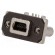 Socket | USB B mini | MUSB | on PCBs,for panel mounting,screw | THT image 1