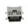 Socket | USB B mini | SMT | horizontal | USB 2.0 | gold-plated paveikslėlis 9