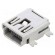Socket | USB B mini | SMT | PIN: 5 | horizontal | USB 2.0 | 1A paveikslėlis 1