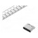 Socket | USB C | SMT | PIN: 6 | vertical | top board mount | 3A фото 1