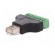 Adapter | PIN: 8 | terminal block,RJ45 plug | screw terminal image 2