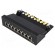 Patch panel | RJ45 | Cat: 6 | Colour: black | Number of ports: 8 фото 1