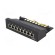 Patch panel | RJ45 | Cat: 6 | Colour: black | Number of ports: 8 фото 2