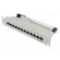 Patch panel | RJ45 | Cat: 6 | RACK | Colour: grey | Number of ports: 12 image 1