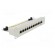 Patch panel | RJ45 | Cat: 6 | RACK | Colour: grey | Number of ports: 12 image 9