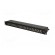 Patch panel | RJ45 | Cat: 6a | RACK | Colour: black | Number of ports: 24 фото 3