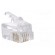Plug | RJ10 | PIN: 4 | unshielded | gold-plated | Layout: 4p4c | 26AWG | IDC фото 8