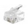 Plug | RJ12 | PIN: 4 | Layout: 6p4c | for cable | IDC,crimped image 1