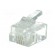 Plug | RJ11 | PIN: 4 | unshielded | gold-plated | Layout: 6p4c | 26AWG | IDC paveikslėlis 2